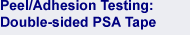 PSA Tape Peel Testing